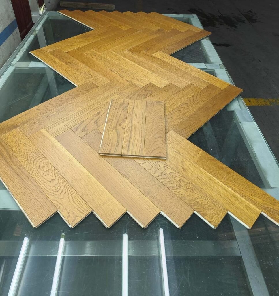 Parquet Chêne Builder's Line — Fumé Doré 90×600
