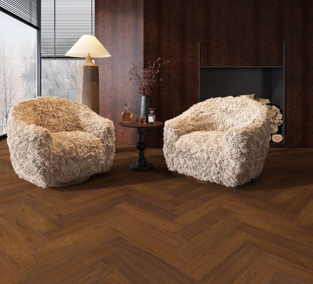 Parquet Chêne Modern Line — Antique Brun 125×600