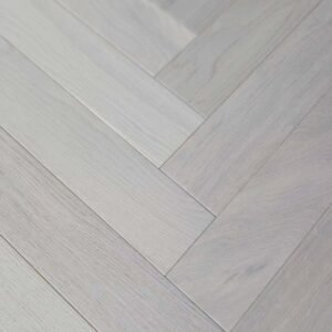 Eichenparkett Project Line — Weiß geölt 90×450