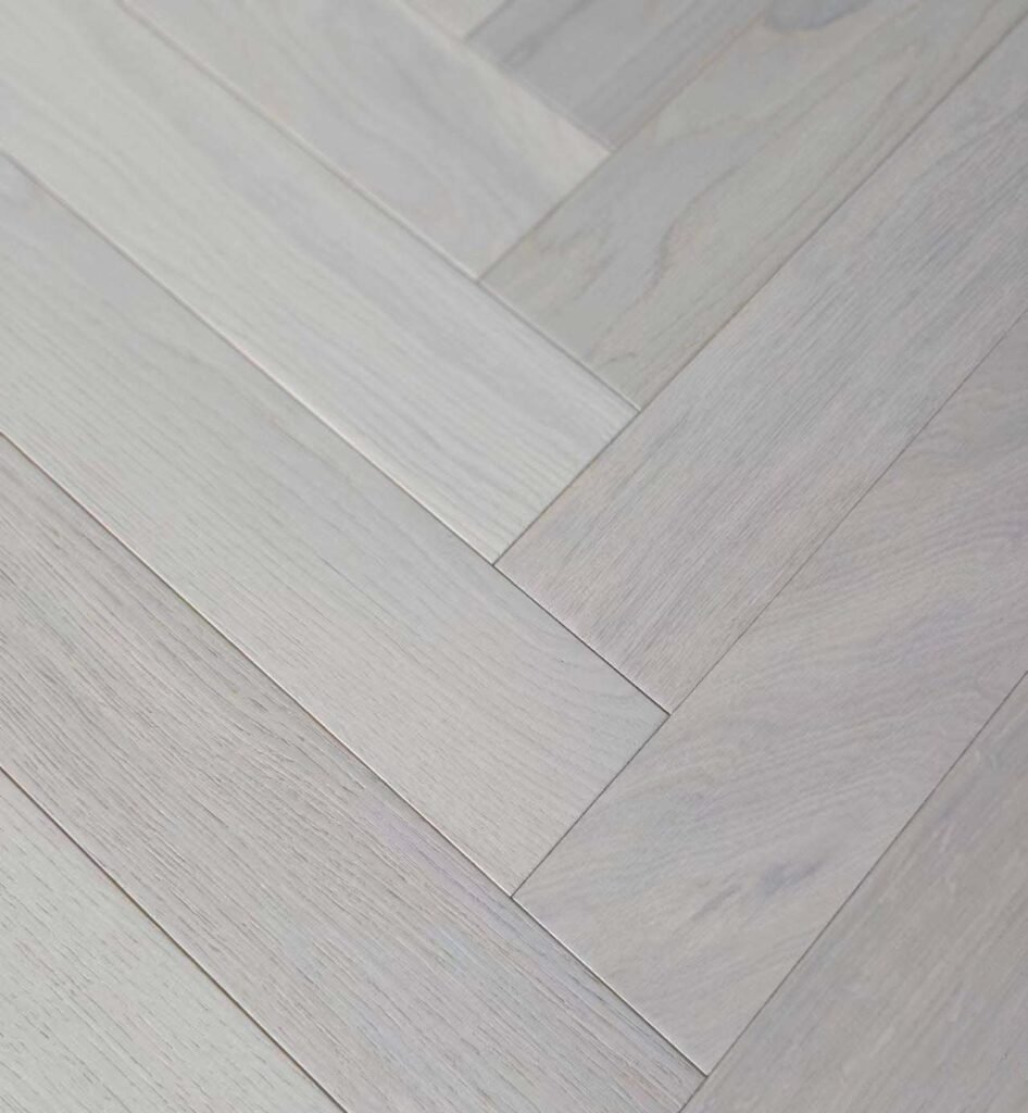 Parquet Chêne Project Line — Huilé Blanc 90×450