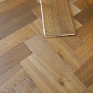 Oak Parquet Modern Line — Smoked UV Oiled 90×450