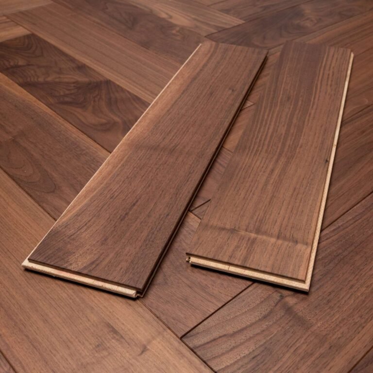 Notenhouten Parket Modern Line — UV-geolied 125×600