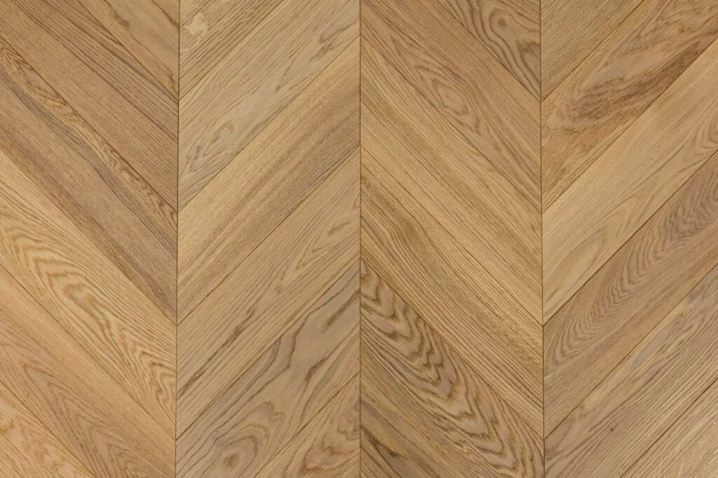 Parquet Chêne Porcelain — Chevron 110×420