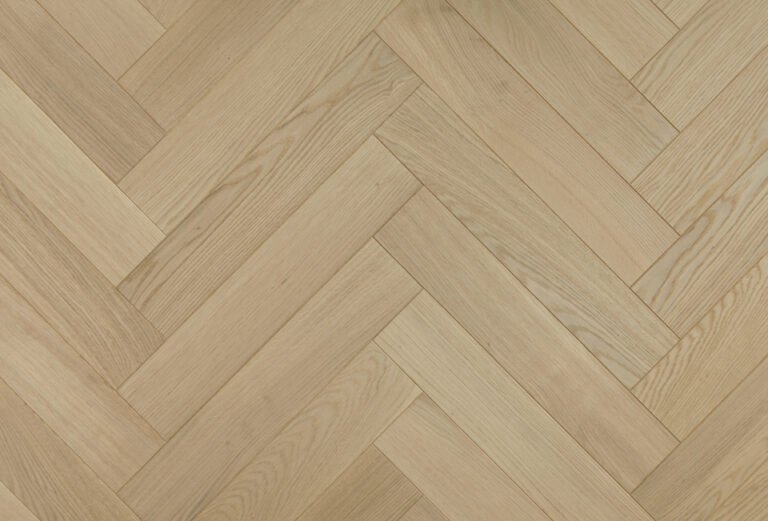 Parquet Roble Espiga Rústico — Huile cire Koral brossé biseaux 11×100×500