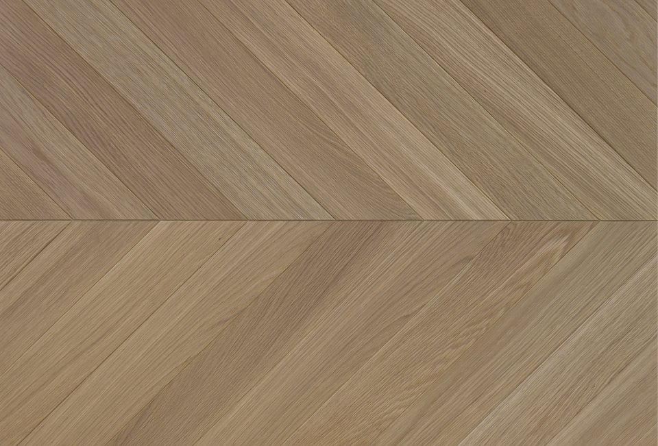 Eiken Parket Chevron Natur — Ermenonville 13×150×500