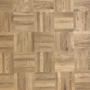 Parquet Mosaico Rovere Massello — Damier Rustico