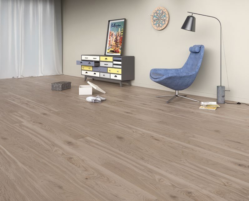 Parquet Chêne Natur — Smoky verni mat 182×2190