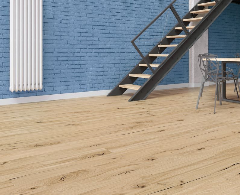 Parquet Chêne Earthquake — Huilé porcelaine 148×1090