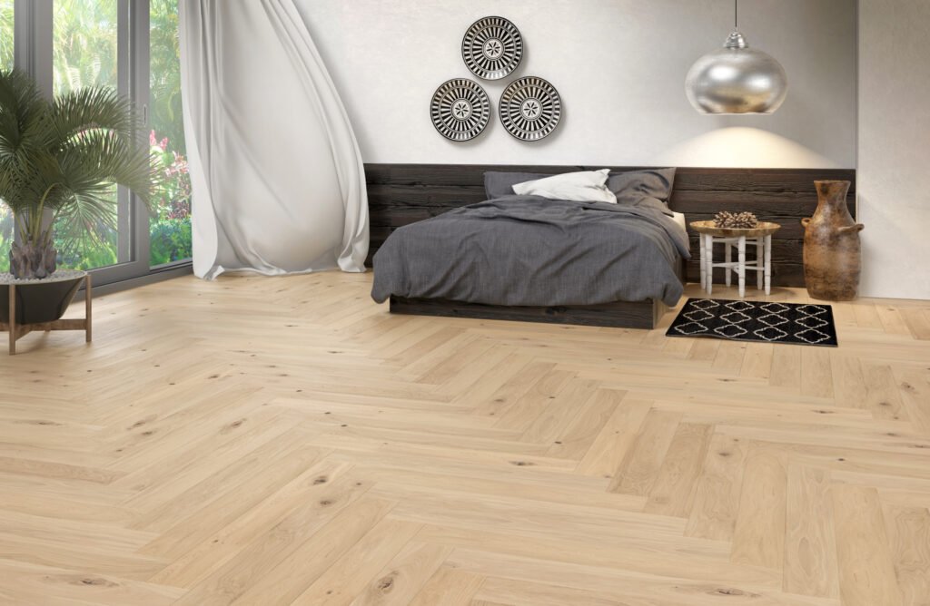 Parquet Rovere Earthquake — Spina di pesce huilé porcelaine 148×1080