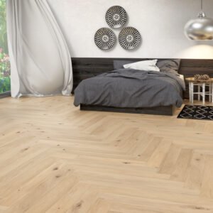 Oak Parquet Earthquake — Herringbone huilé porcelaine 148×1080