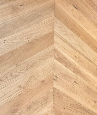 Parquet Eiche point de Hongrie 60° — Rustikal brut 92x550