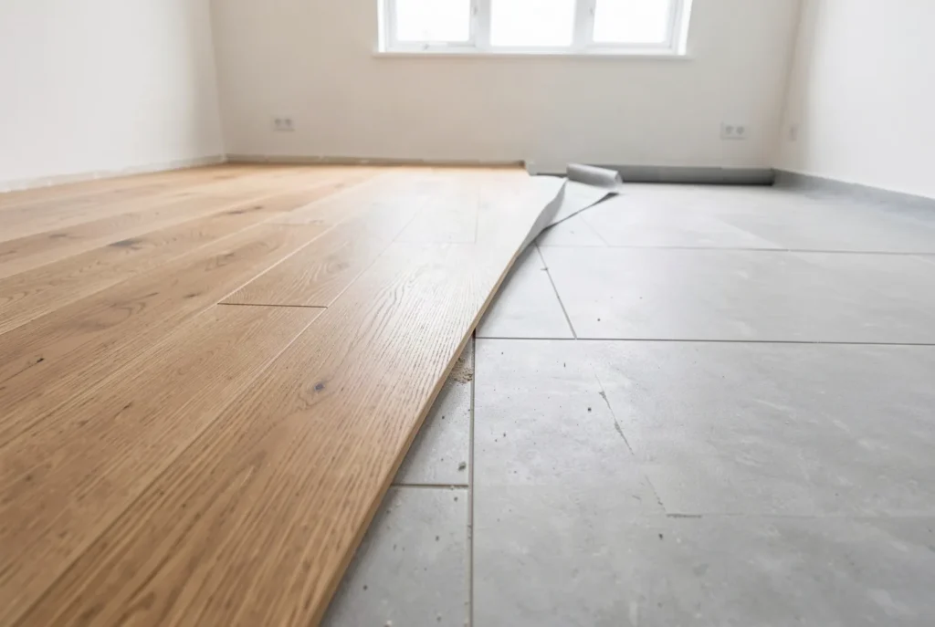 Peut-on poser du parquet sur du carrelage ?