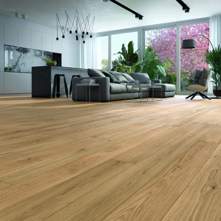 Parquet Roble Classic — Barnizado mate 182×2200 esp. 14 mm