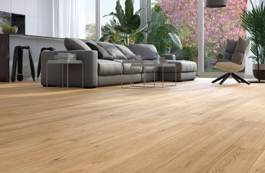 Eichenparkett Classic — Lackiert supermat 148×2200