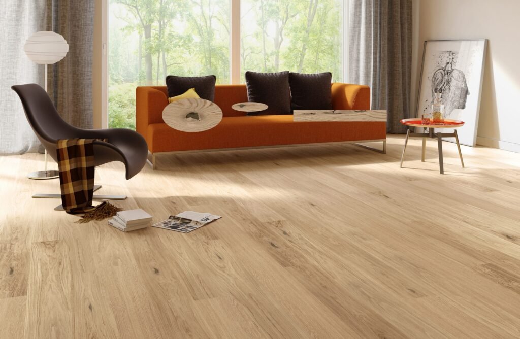 Eichenparkett Rustic — Cashmere verni mat 148×1090