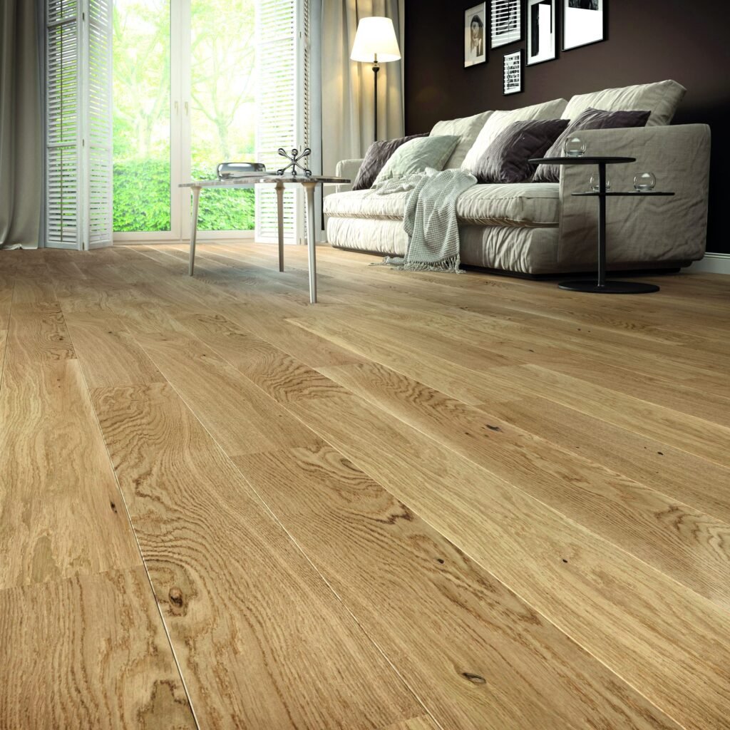 Eichenparkett Rustic — Matt lackiert 148×2200