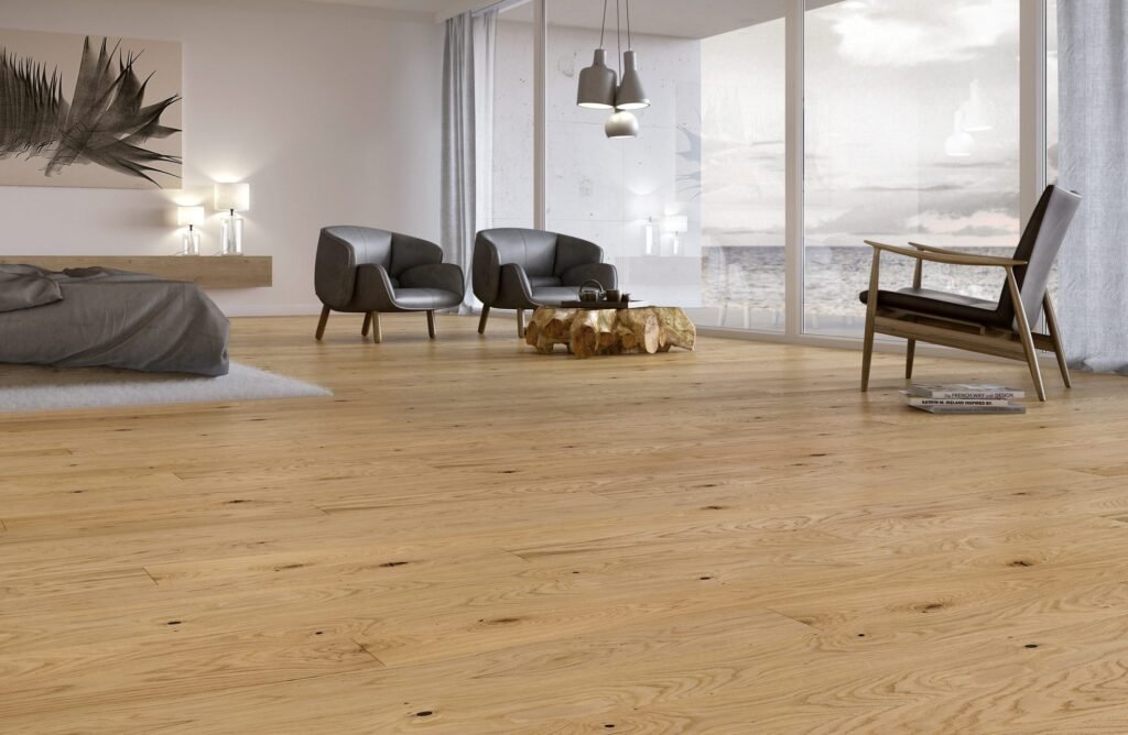 Eichenparkett Rustic — Lackiert supermat 182×2200