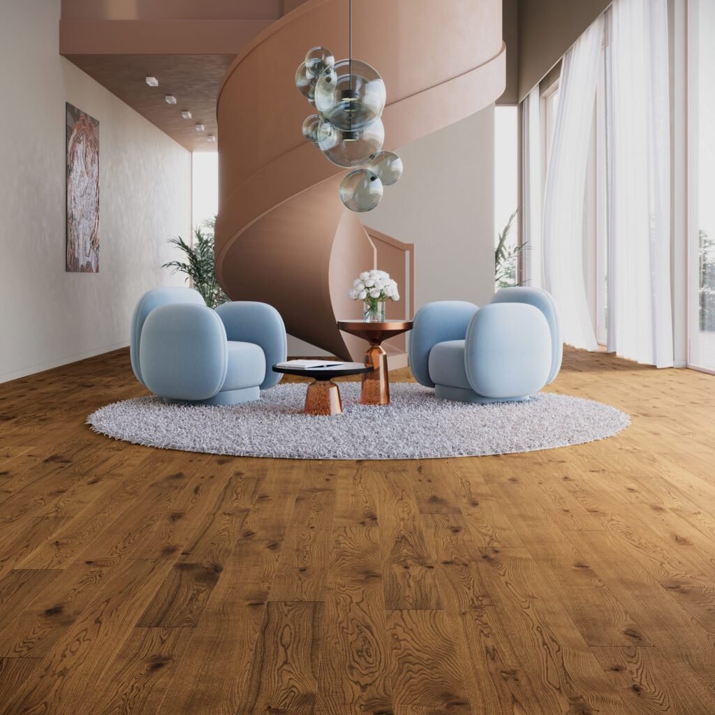 Eichenparkett Unique — Almond verni mat 182×2190