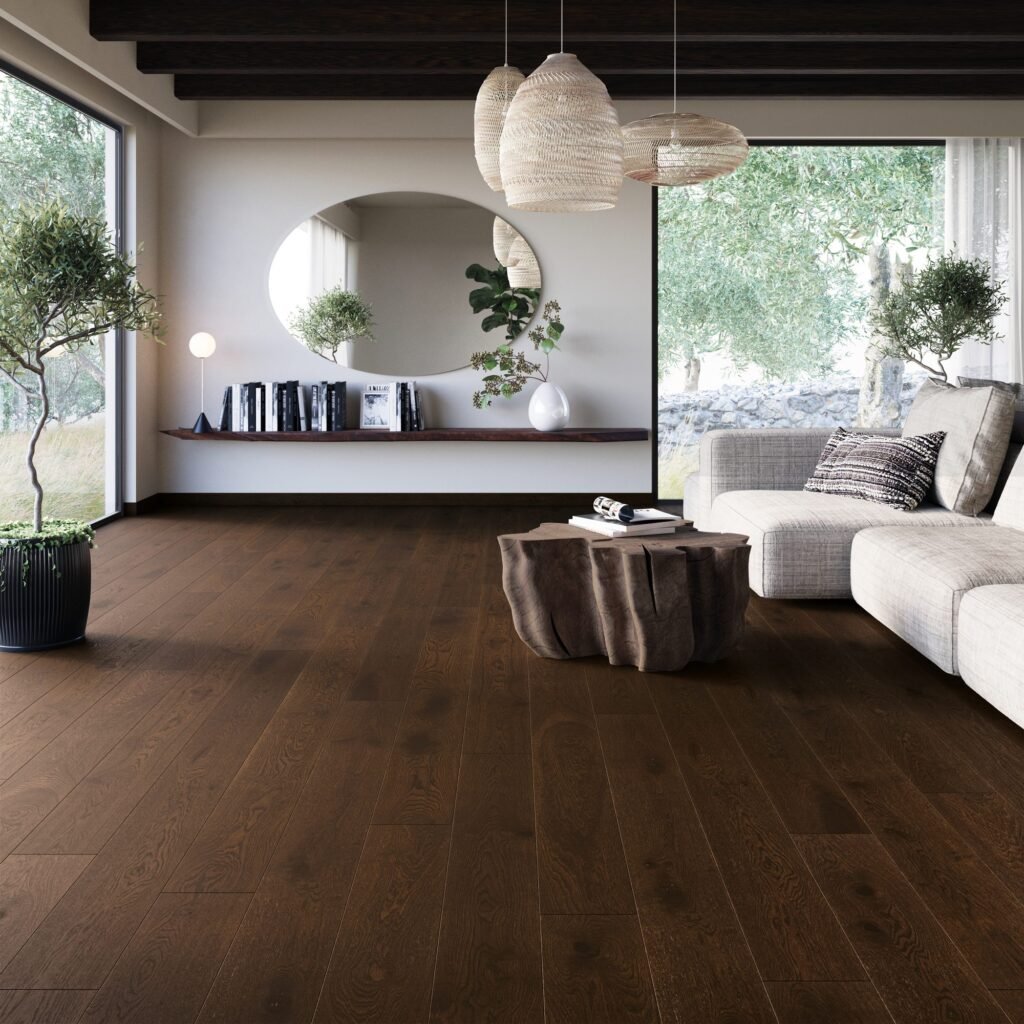 Eichenparkett Unique — Dark Choc verni mat 182×2200